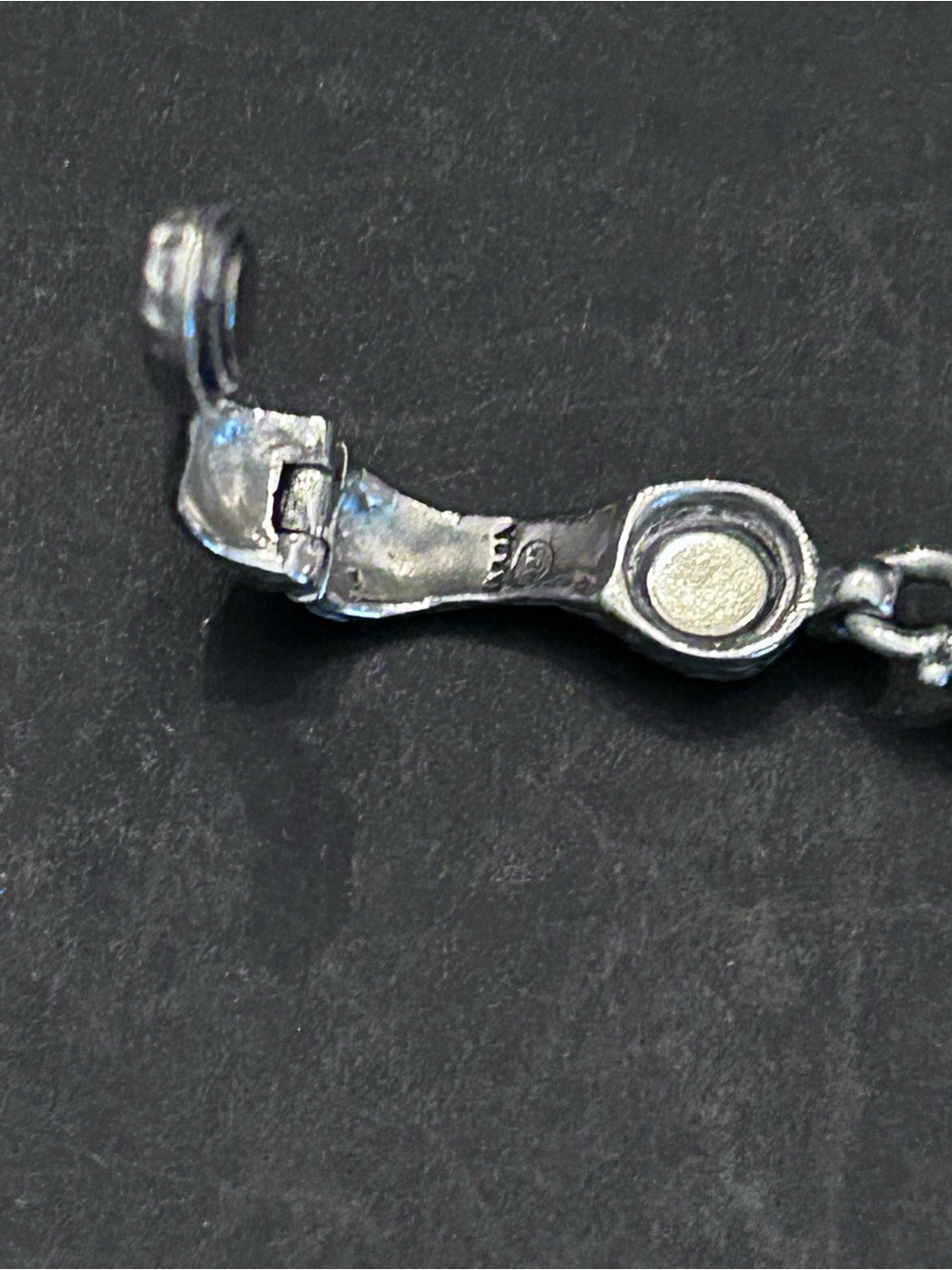 Artisans of Bali Solid 925 Sterling Silver Beaded Cross Enhancer Pendant - Picture 4 of 8